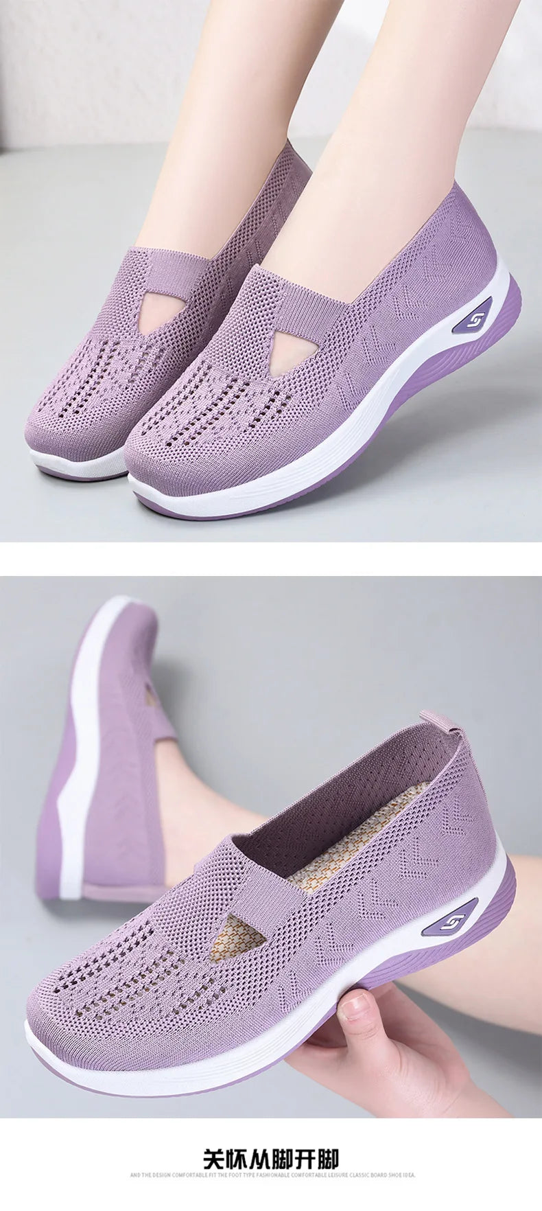 Women's Shoes Summer 2025 Casual Sneakers Breathable Slip On Walking Shoes Lightweight Outdoor Flat Sports Free Shipping -