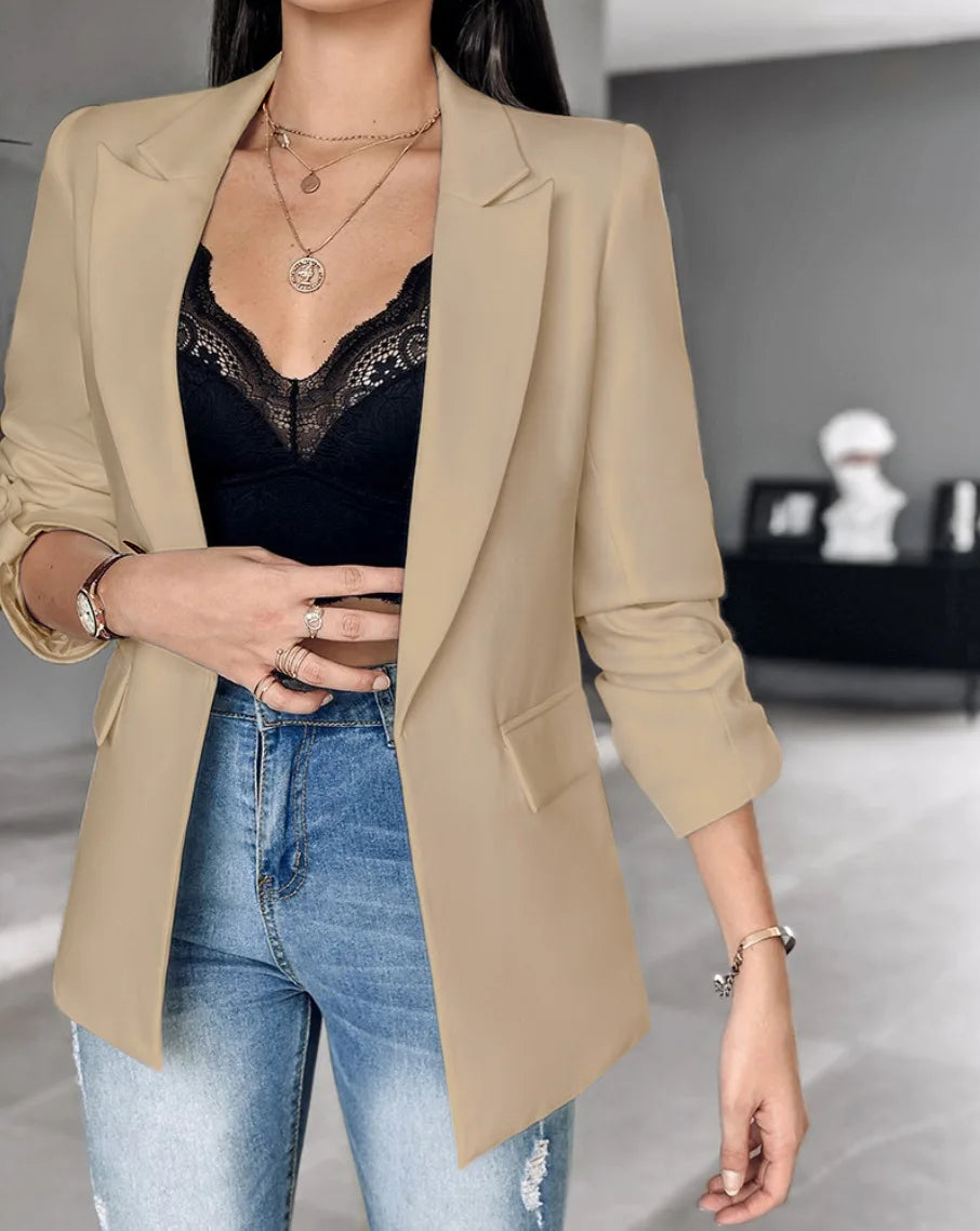 Stay sharp and stylish with these trendy women's blazers—perfect for business and casual occasions alike! -