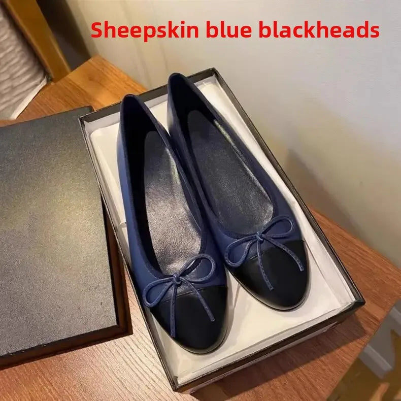 Women's Flat Shoes Knot Design -