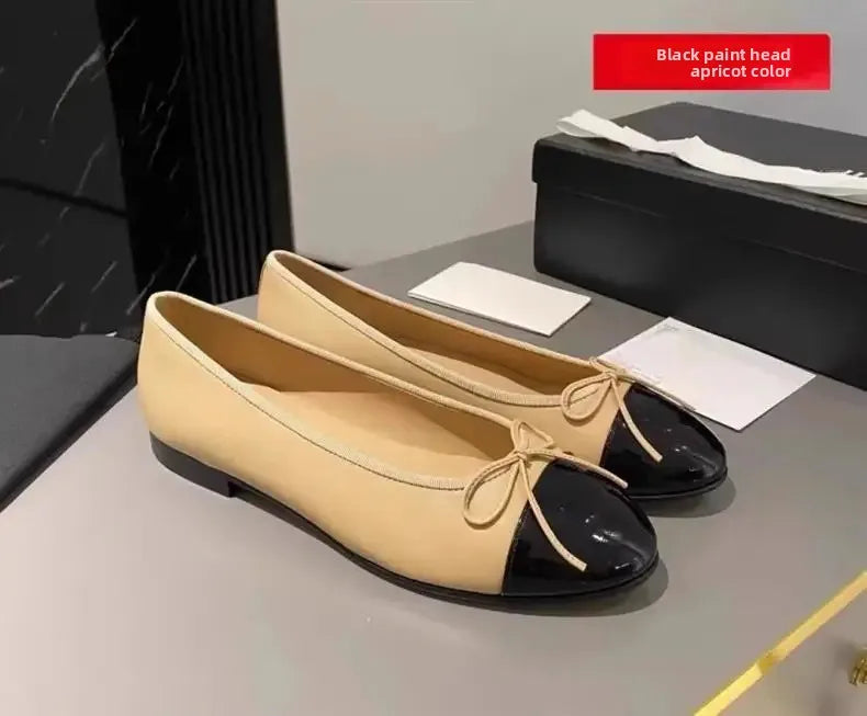 Women's Flat Shoes Knot Design -