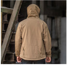 Stay prepared for any weather conditions with this tactical windproof and waterproof jacket for men. This versatile and durable jacket is perfect for outdoor activities and ensuring optimal protection from the elements. -
