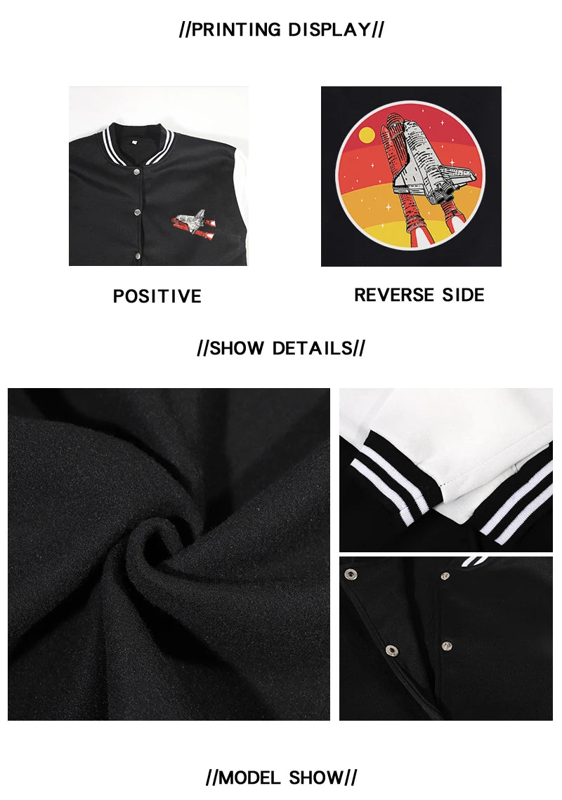 Make a statement with this preppy-style baseball jacket featuring a Jesus Saved My Life letter graphic. This unique design adds a touch of faith-inspired fashion to your look. -