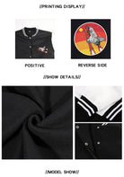Make a statement with this preppy-style baseball jacket featuring a Jesus Saved My Life letter graphic. This unique design adds a touch of faith-inspired fashion to your look. -