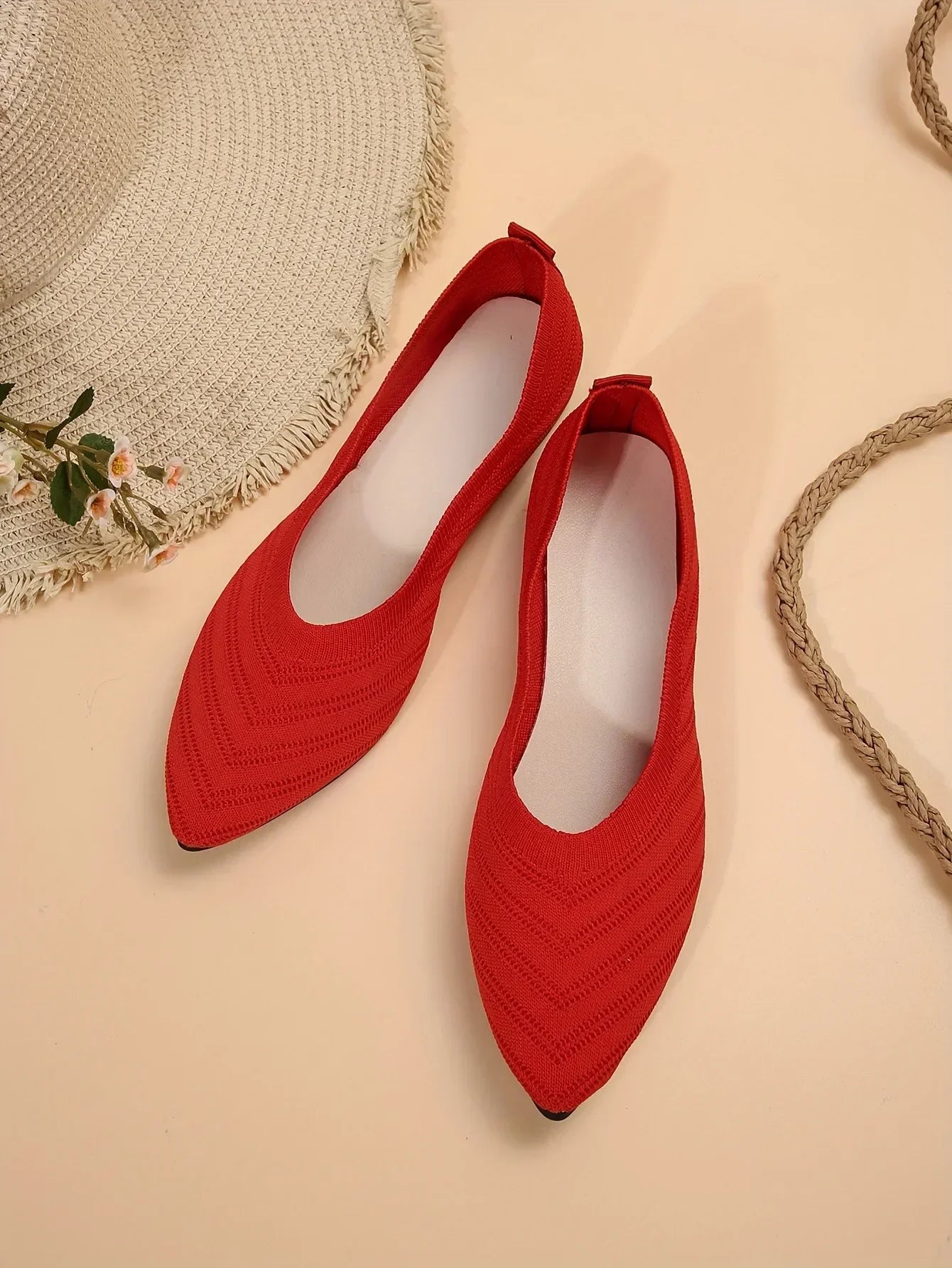 Step out in style with these women's pointed toe flat shoes. -