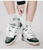 Big Size 36-47outdoor Trendy Couple Style Walking Shoe Student White Board Men's Sneakers Running Hiking Tennis Boy Shoes Casual -