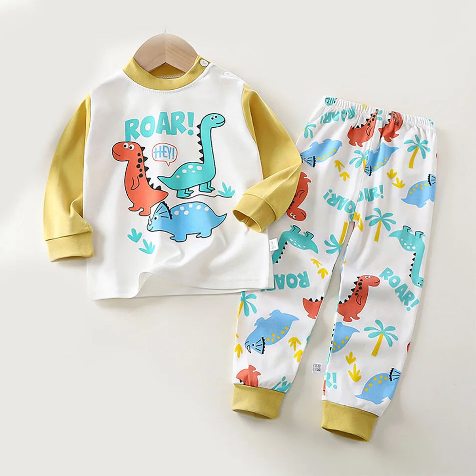 Cotton Children Pajamas Sets (Unisex) -