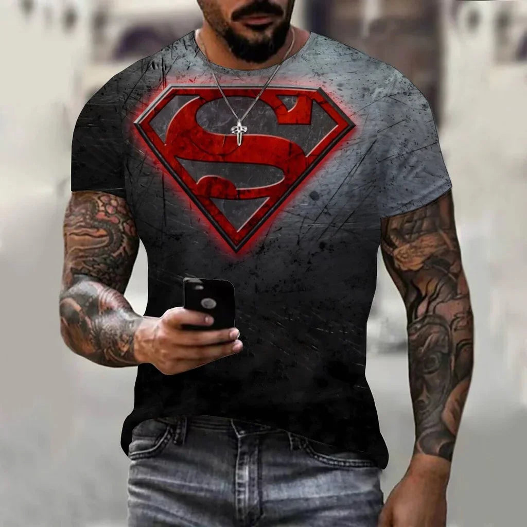 New Men's T-shirt Superman (Throw-Back) -
