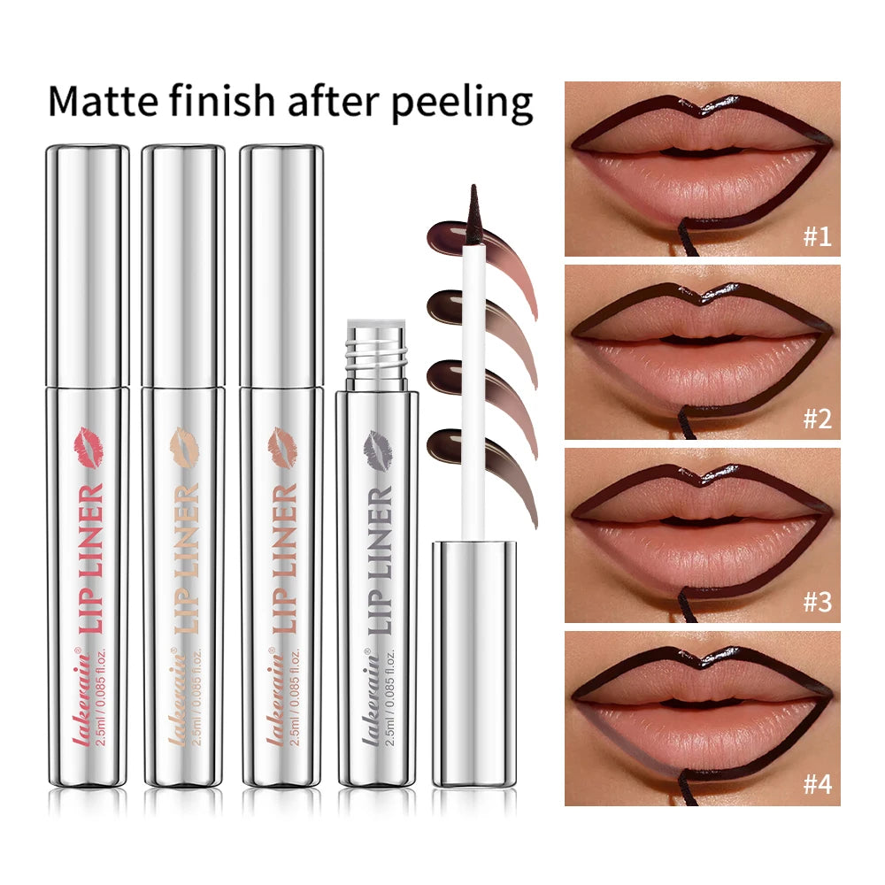 Enhance your look with this waterproof lip liner that also acts as a long-lasting lipgloss. Enjoy a precise application and a smudge-proof finish that stays in place throughout the day! -