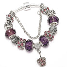 Pink Heart To Heart Beads Charm Bracelets -
