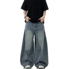 Step out in style with these new vintage blue baggy jeans for women—comfort meets classic cool! -