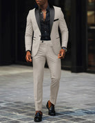 Men's Business Casual Two-piece suit -
