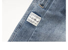 Classic Washed Blue Denim Jeans for Men -