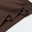 Brown Dress for Women Backless Slim Fit Long Sleeve -