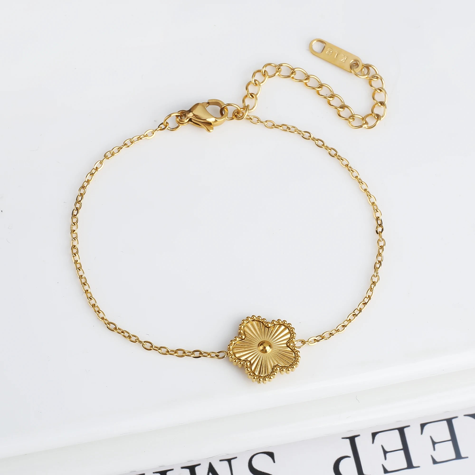 Double Sided Adjustable Charm Bracelet -