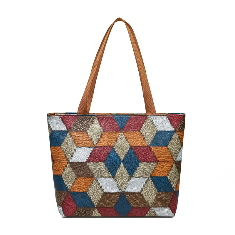 Travel in style with these large capacity tote bags for women, designed to be carried over one shoulder. Perfect for travel and outings, these bags offer both functionality and fashion for your daily adventures. -