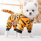 Keep your furry friend cozy and stylish with these soft, warm fleece dog jumpsuits—perfect for colder days and ensuring your pet stays comfortable! -