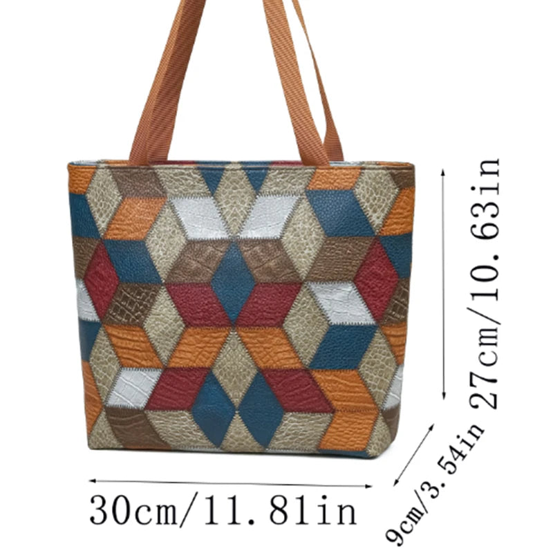 Travel in style with these large capacity tote bags for women, designed to be carried over one shoulder. Perfect for travel and outings, these bags offer both functionality and fashion for your daily adventures. -