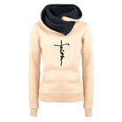 Stay cozy and stylish with these fashionable Christian-themed sweatshirts for women! -