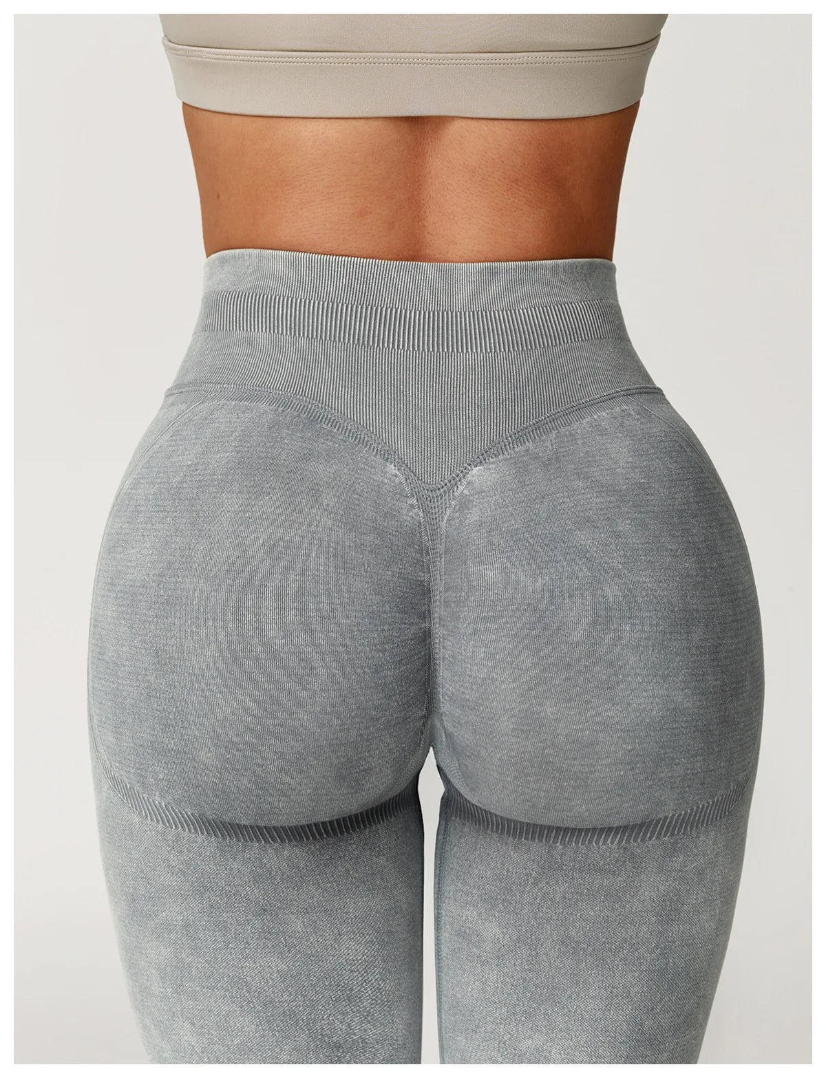 Yoga Pants Impact Leggings Women SeamlessStay comfortable and supported during workouts with these seamless high-waist ribbed yoga leggings for women—perfect for the gym and everyday activewear! -