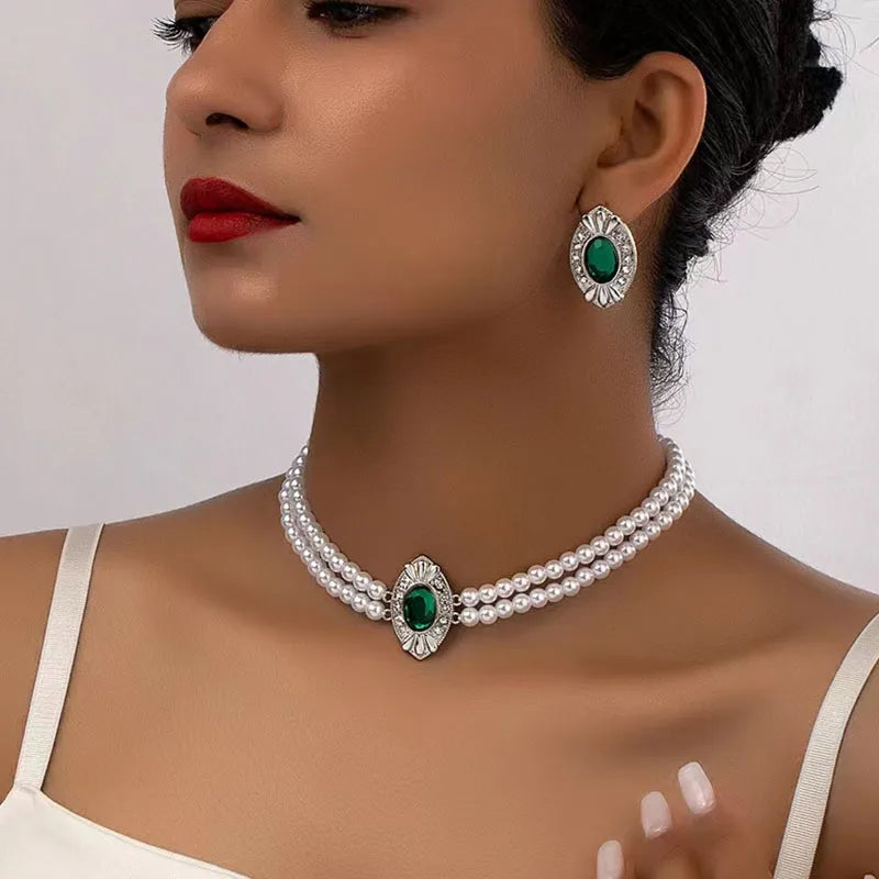 Necklace Rhinestone Pendant -