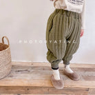 Children's Clothing From 2 To 7 Years Winter Kids Warm Cotton-Padded Trousers Baby Girls Thick Pants Toddler Boys Wear Clothes -