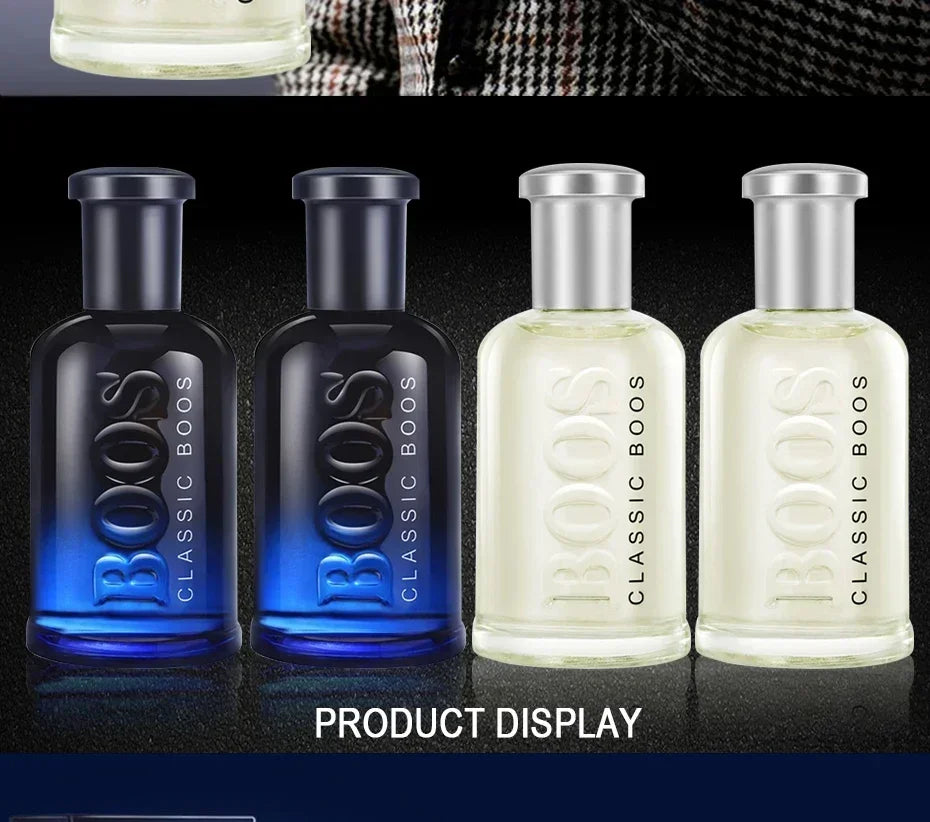 Hot - selling men's cologne in atomizer. Fresh, boosts confidence, gentlemanly fragrance. -