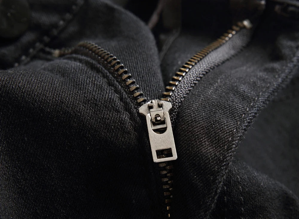 Jeans For Men Ripped Biker Skinny -