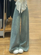 Elevate your style with these chic high-waist wide-leg jeans for women! -