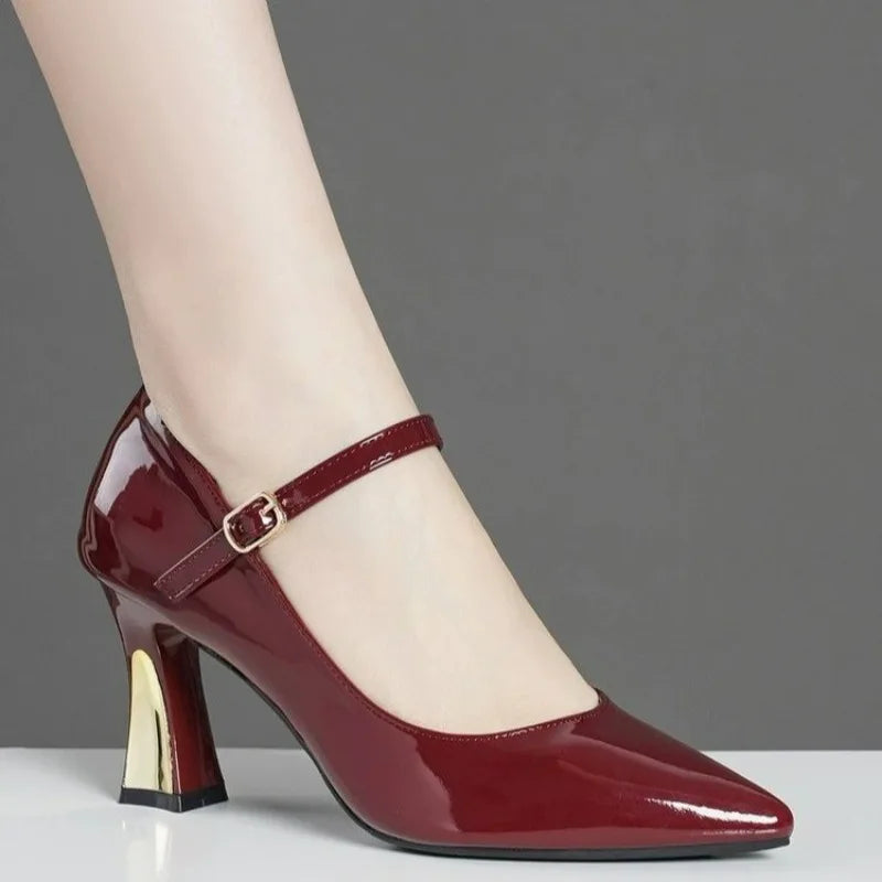 Shoes Woman 2025 Trend Luxury Shoes for Women Brand Pumps black sexy High Heels Party Elegant Ladies Shoe Designer Woman Heels -