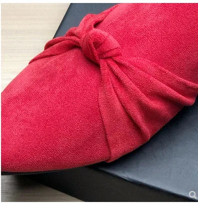 Female Simple Sewing Plain Shoes Outdoor Pointy Toe Slides Camel Blue Soft Sole Wide Fitting 48-33 2022 New Arrivals De Mujer -