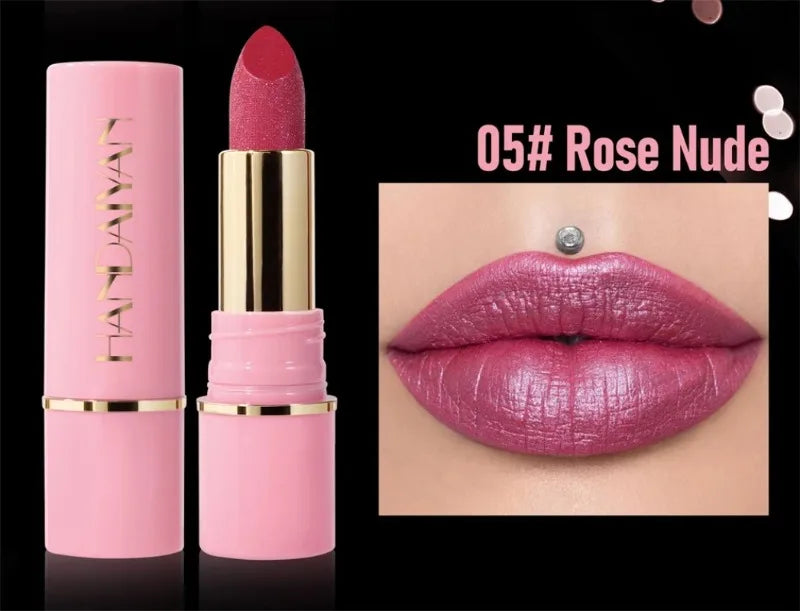 8 Colors Lipstick (Metallic) -