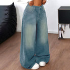 Stay cool and comfy in these trendy baggy jeans for women! -