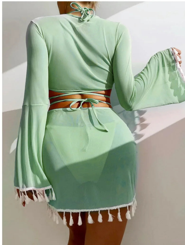 Swimwear Woman Swimsuit Cover Up Bikini Sets -