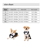 Dress up your pup for the occasion with this fashion-forward party show formal suit featuring a tie bow tuxedo—perfect for making a stylish statement! -