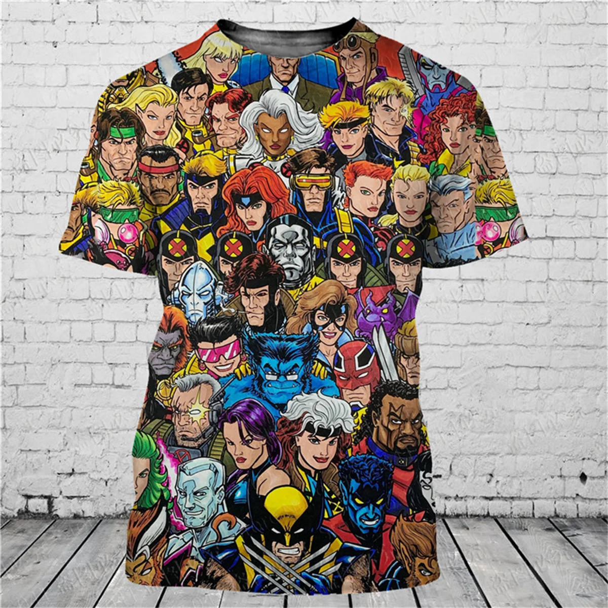 Fashionable men's 3D T-shirt (MARVEL) -