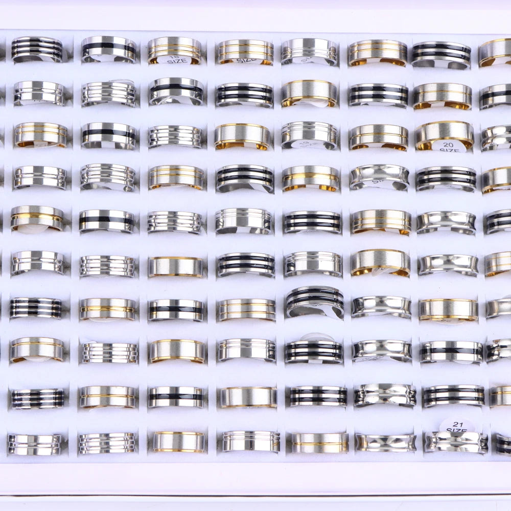 10/20/30/50Pcs Classic Rings -