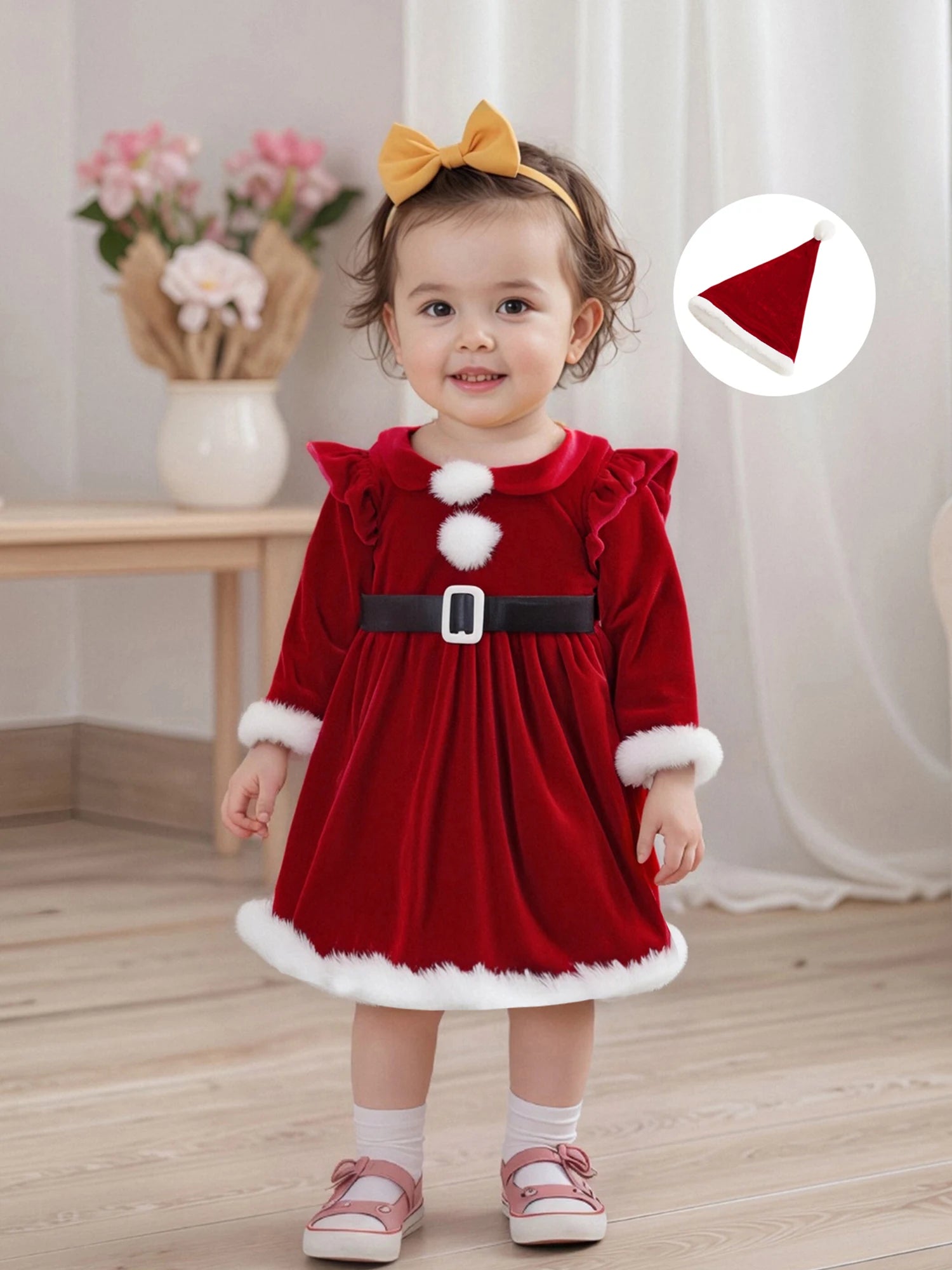 Celebrate the season in style with these adorable Christmas outfits for baby girls aged 1-2 years—cozy, festive, and cute! -