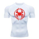 Men's Spider-man pattern compression shirt -