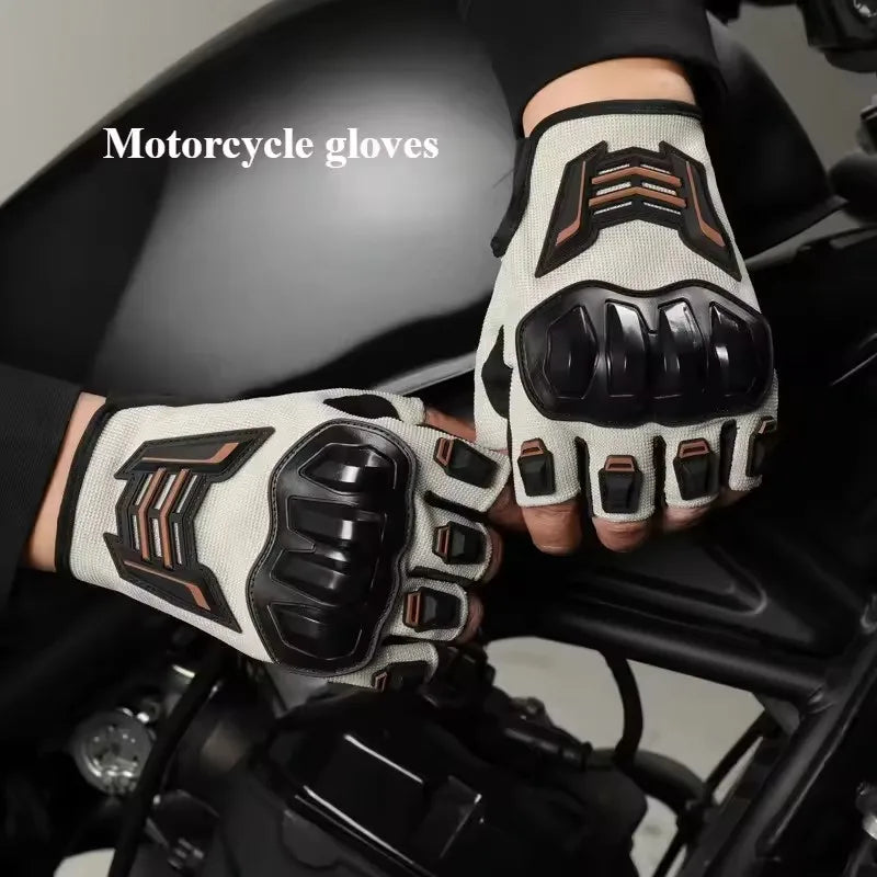 Breathable Motorcycle Gloves Half Finger -