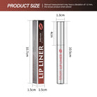 Enhance your look with this waterproof lip liner that also acts as a long-lasting lipgloss. Enjoy a precise application and a smudge-proof finish that stays in place throughout the day! -