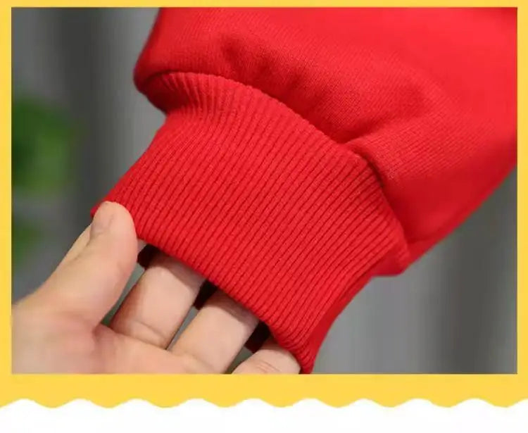 Children Clothes Set Spring and Autumn New Kids Boy Baby Cartoon Sweater Pants 2pcs Boys And Girls Sports Clothing Suit -