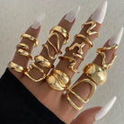 15Pcs/Set Metal Rings -