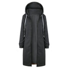 Plush Hooded Drawstring Women Jacket -
