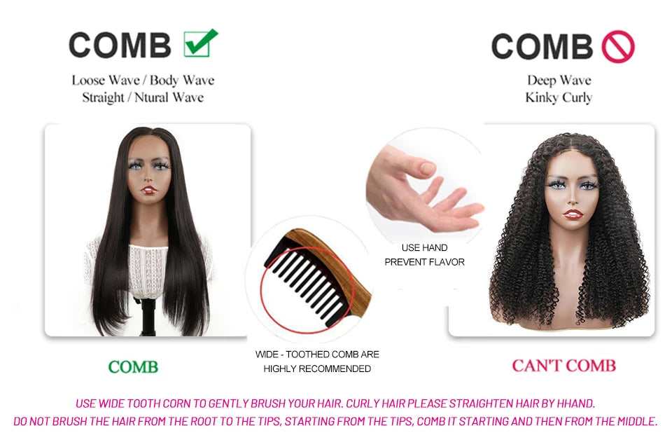 Wear Go Glueless Wigs ISEE Hair Brazilian Kinky Straight 7x5 HD 100% Glueless Preplucked Human Wigs Ready To Go Pre Cut No Glue -