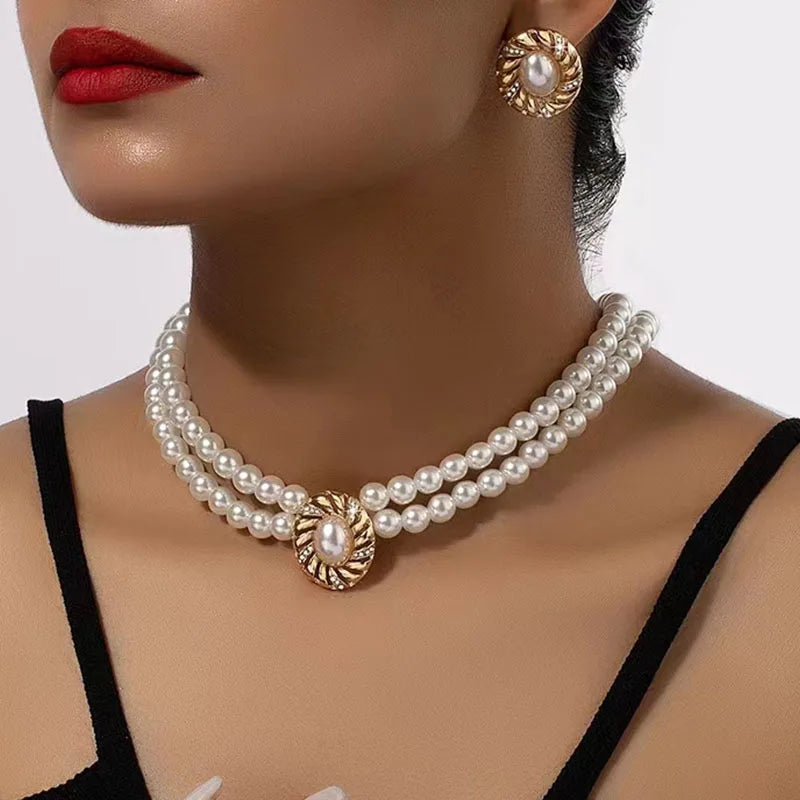 Necklace Rhinestone Pendant -