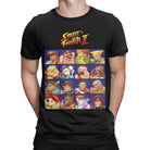 Streets Fighters II T Shirts Men -