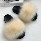 Faux Fur Slippers Women -