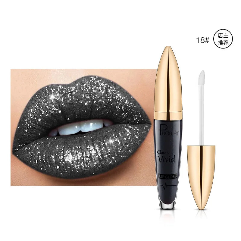 Shiny lipstick -