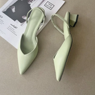 Shoes for Women Hot Sale Slingbacks Women's High Heels Shallow Mouth Office and Career Sexy Slip-on Toe Cap Gladiator Sandals -