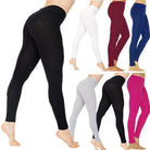 Achieve comfort and style with these milk silk leggings for women. Designed with a solid color and high waist, these stretchy leggings are perfect for a flattering fit and all-day wear! -